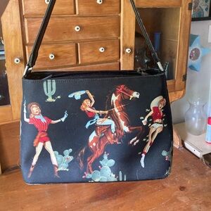90s cowgirl pinup purse